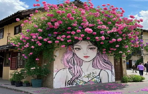 文成怎么设计网红打卡墙绘