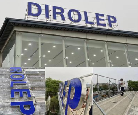 文成楼顶发光字安装的注意事项。